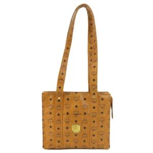 visetos MCM medium tote | shoulder bag | leather | MCM logo printed canvas